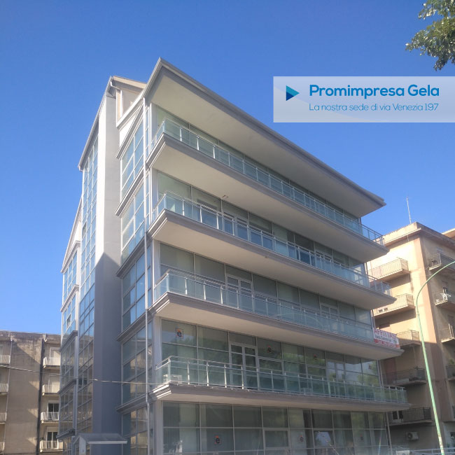 La sede di Promimpresa Gela, in via Venezia 197 bis