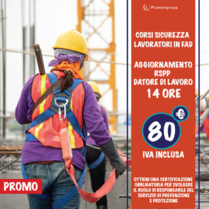 Aggiornamento RSPP Datore di Lavoro 14 ore | Corsi Sicurezza in FAD