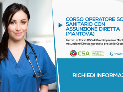Corso Operatore Socio Sanitario con Assunzione Diretta | Consegui la Qualifica OSS a Mantova con Promimpresa