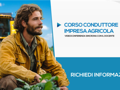 Corso Conduttore di Impresa Agricola  | Video-conferenza Sincrona con il docente