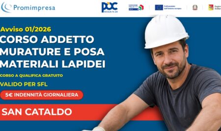 Manifestazione di interesse selezione Docenti – Addetto alle murature, intonaci e posa materiali lapidei – Avviso 1 POC