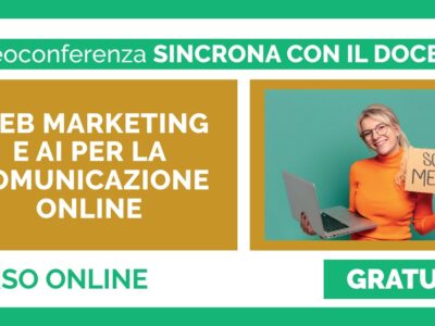 WEB MARKETING E AI PER LA COMUNICAZIONE ONLINE